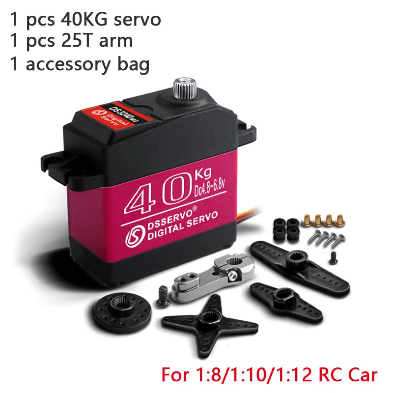 High-Speed Waterproof Metal Gear Digital Servo for RC Cars (20Kg-40Kg) DS3240-180