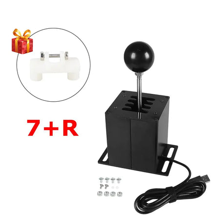 PC USB H Gear Shifter For Logitech G27 G29 G25 G920 For Thrustmaster T300RS/GT Shift Knob For ETS2 Simracing Racing Game by InterCyprus Trading Ltd