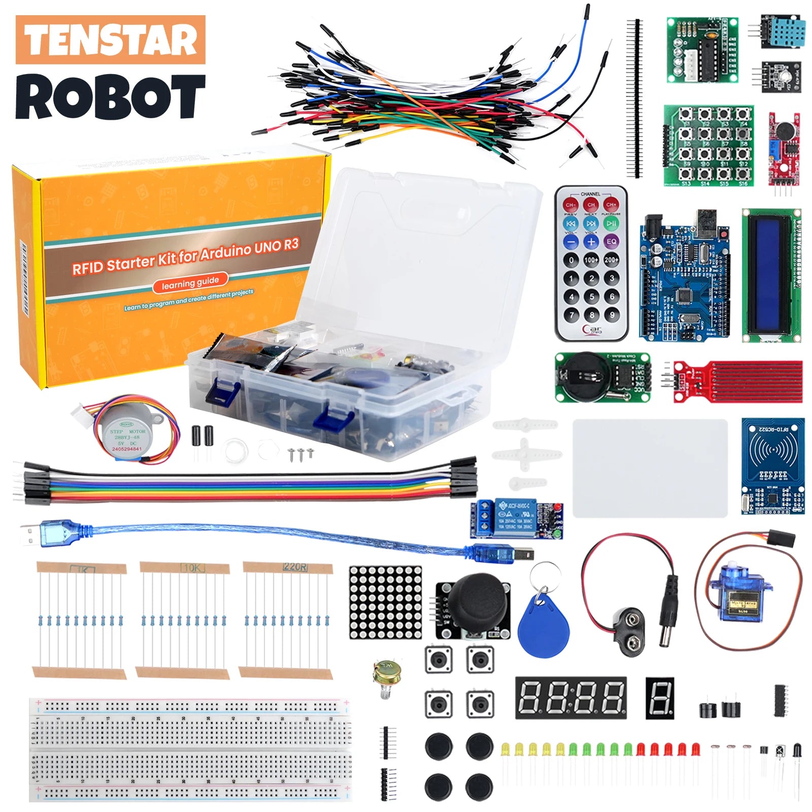 TENSTAR RFID Starter Kit &ndash; Ultimate Learning Suite for Arduino and Raspberry Pi Default Title