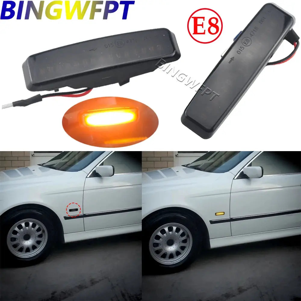 Good Quality Dynamic Turn Signal Light Side Marker Fender Sequential Lamp Indicator For BMW 5 Series E39 1995-2003 M5 by InterCyprus Trading Ltd