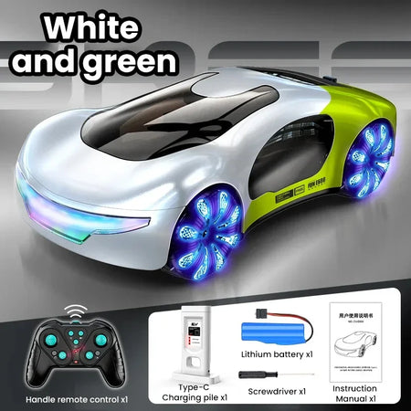 4Wd RC Drift Car Remote Control EV Model 8CH - Gesture Sense RC green