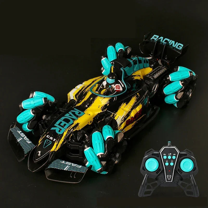 RC Stunt Car 4WD Drifting Toy &ndash; Dual Control Gesture Mode RC Gold