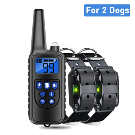 800m Electric Dog Training Collar &ndash; Waterproof Remote