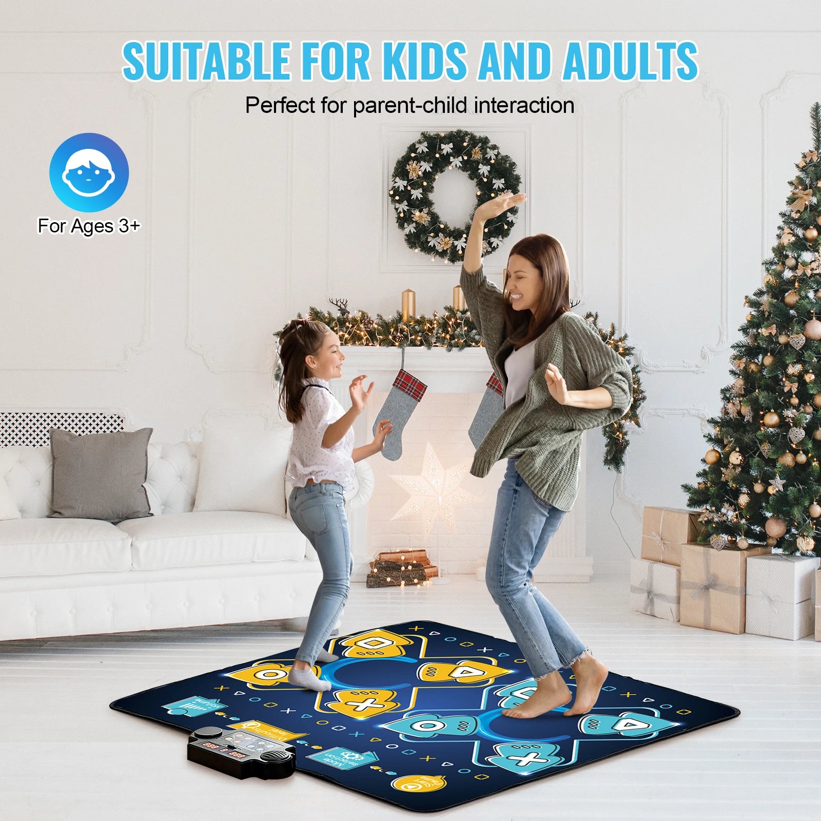 SucceBuy Kids Electronic Dance Mat &ndash; Two Player Modes
