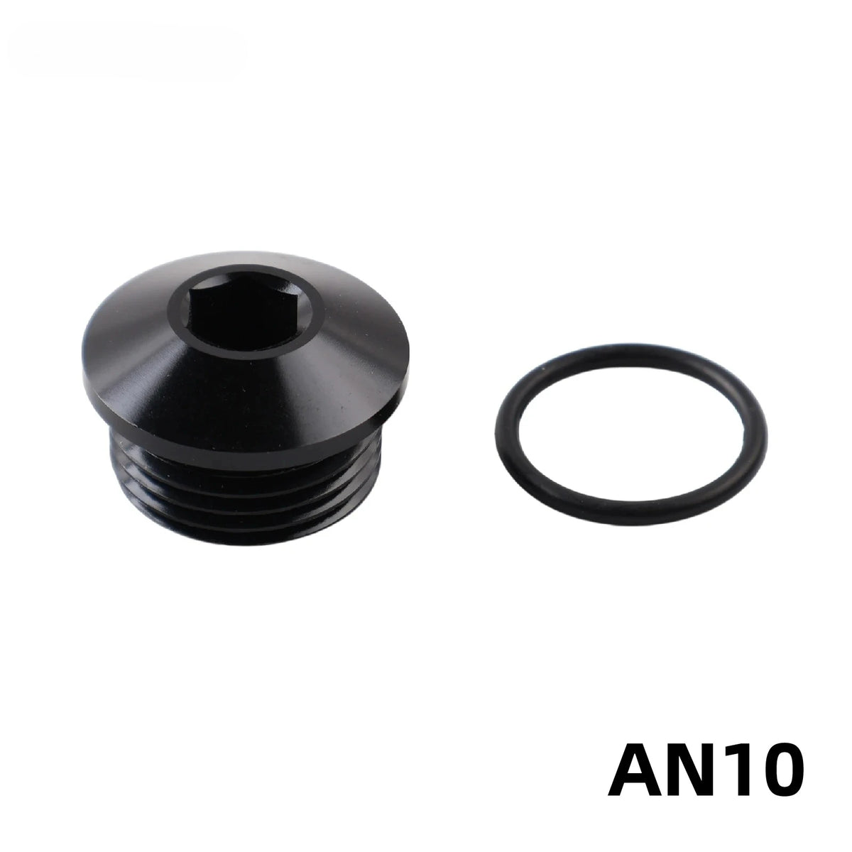 Aluminum AN Port Plugs With O-Ring Seal Boss Block Off Adapter by InterCyprus Trading Ltd
