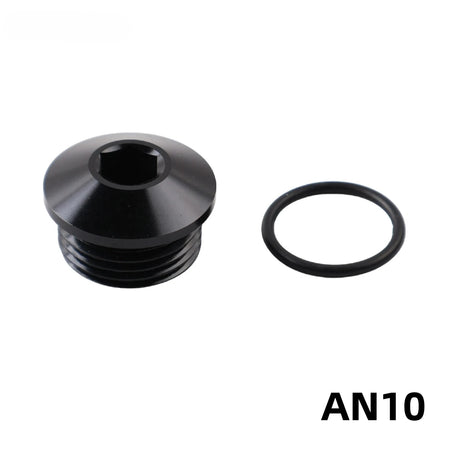 Aluminum AN Port Plugs With O-Ring Seal Boss Block Off Adapter by InterCyprus Trading Ltd