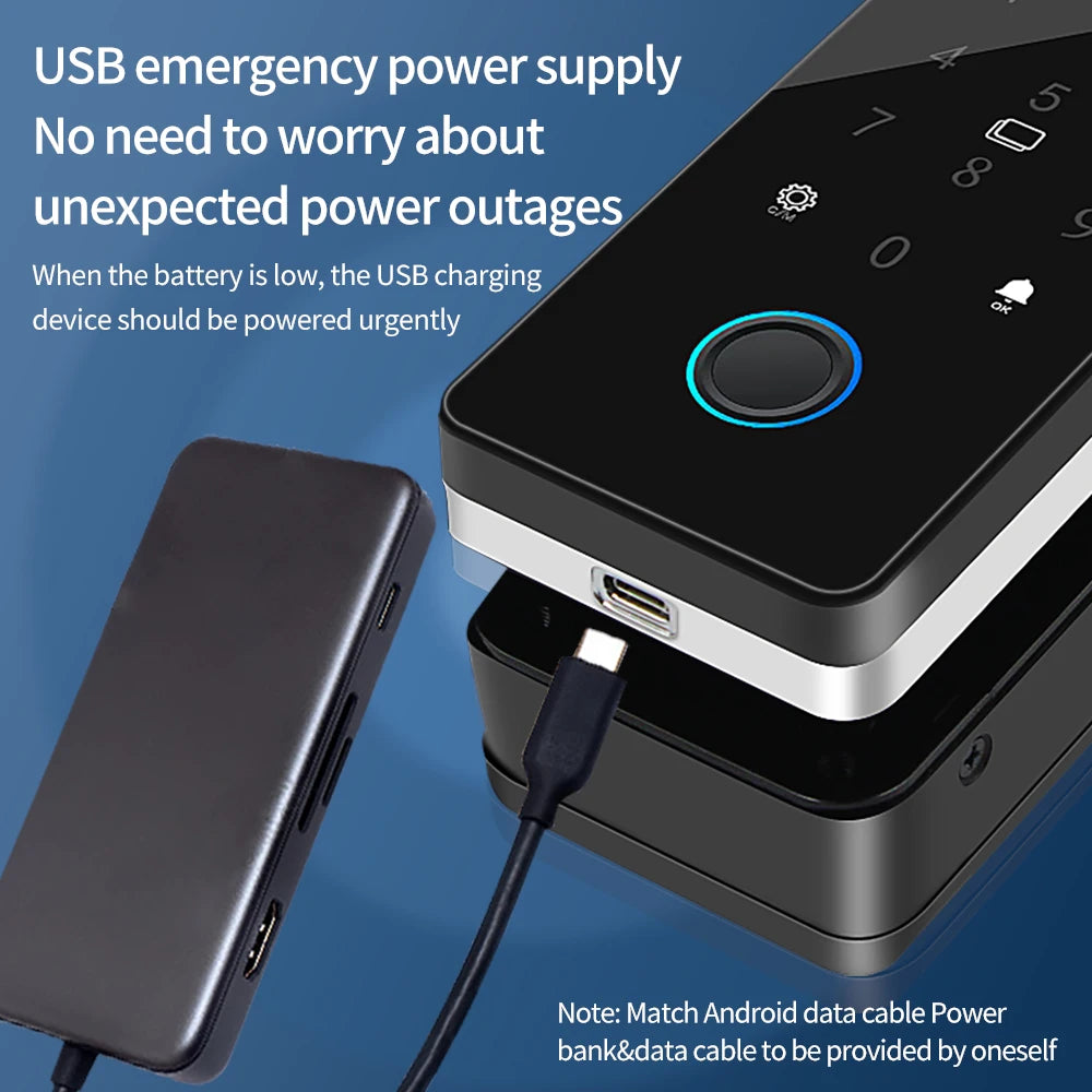 HAHA-Lock Glass Door Lock &ndash; Bluetooth App Control Smart