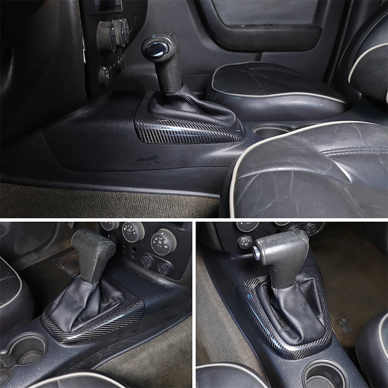 Διακόσμηση επένδυσης κεντρικής κονσόλας από πραγματικό ανθρακονήματα Hummer H3