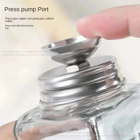 Nail glass bottle press funnel press type alcohol bottle nail remover water empty bottle cleaning liquid crystal hydraulic 180ml by InterCyprus Trading Ltd