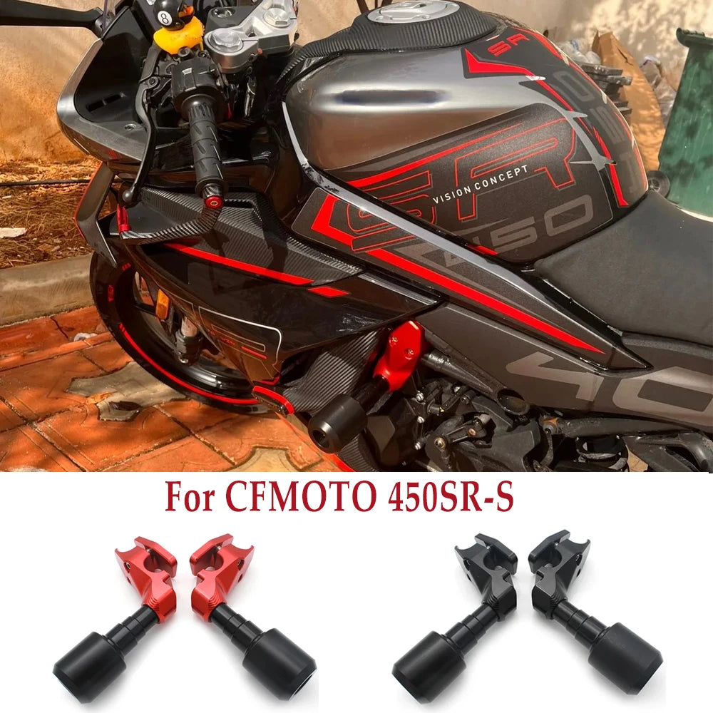 CFMOTO 450SR-S Engine Guard &amp; Frame Slider Crash Pads