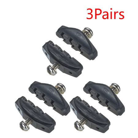 Road Bike Brake Pad &ndash; Ultra Quiet Durable Rubber Brake Pads 3Pairs