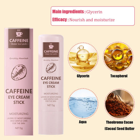 Water Ice Levin Caffeine Eye Cream Stick &ndash; Nourishes Skin and Brightens Eyes
