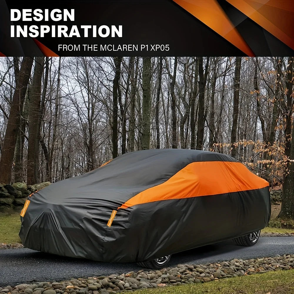 JIUWAN Universal Waterproof Car Cover for SUV/Sedan - Ultimate Sun, Rain &amp; Snow Protection