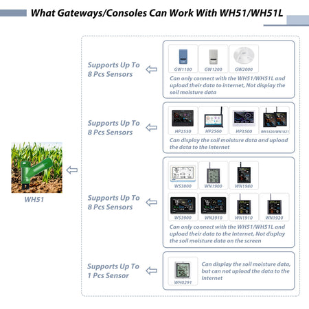ECOWITT WH51 Wireless Soil Moisture Sensor for Smart Gardening