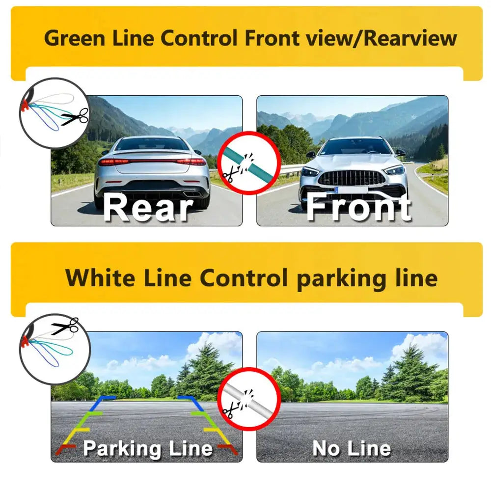SMARTOUR AHD 1080P Starlight Night Vision Car Reverse Camera 180° Fisheye Waterproof CVBS RCA Rear View Backup Camera by InterCyprus Trading Ltd