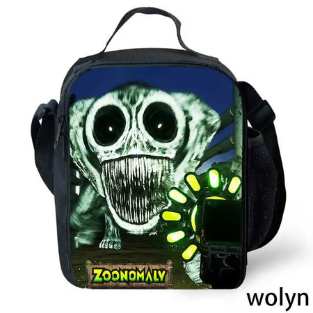 The Zoonomaly Childre Lunch Bags ,Cartoon School Bags for Girl Boys ,Child Picnic Bags for Food and Juice,Kids School Cooler Bag Color006 / CHINA