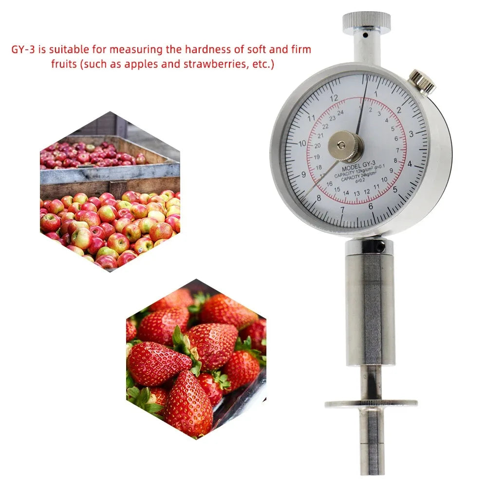 Portable Pointer Fruit Hardness Tester GY-3 &ndash; Smart Readout