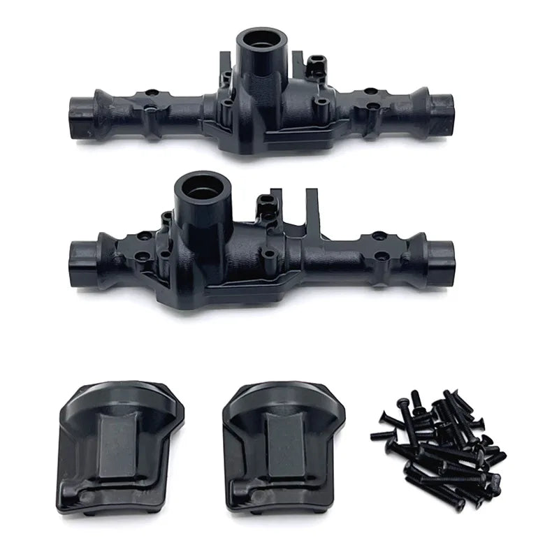 HB 1/10 RC Car Accessories &ndash; Metal Front Rear Axle Housing F R bridge covers-B