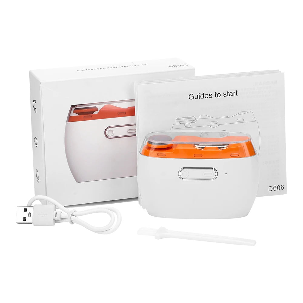 Electric Nail Clipper Cutter With Led Light 2in1 &ndash; Low Noise Type B