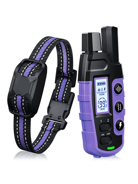WXRPET Waterproof Electric Dog Training Collar with Remote Control For 1 Dog