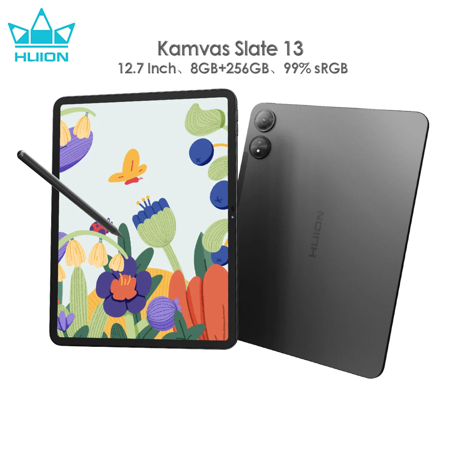 Tableta de Dibujo Kamvas Slate 13 Android 14, 12.7in, 99% sRGB, 8GB, 256GB