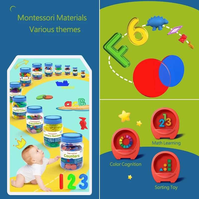 BOS30081 Light Table Sorting Blocks &ndash; Sensory Learning Fun