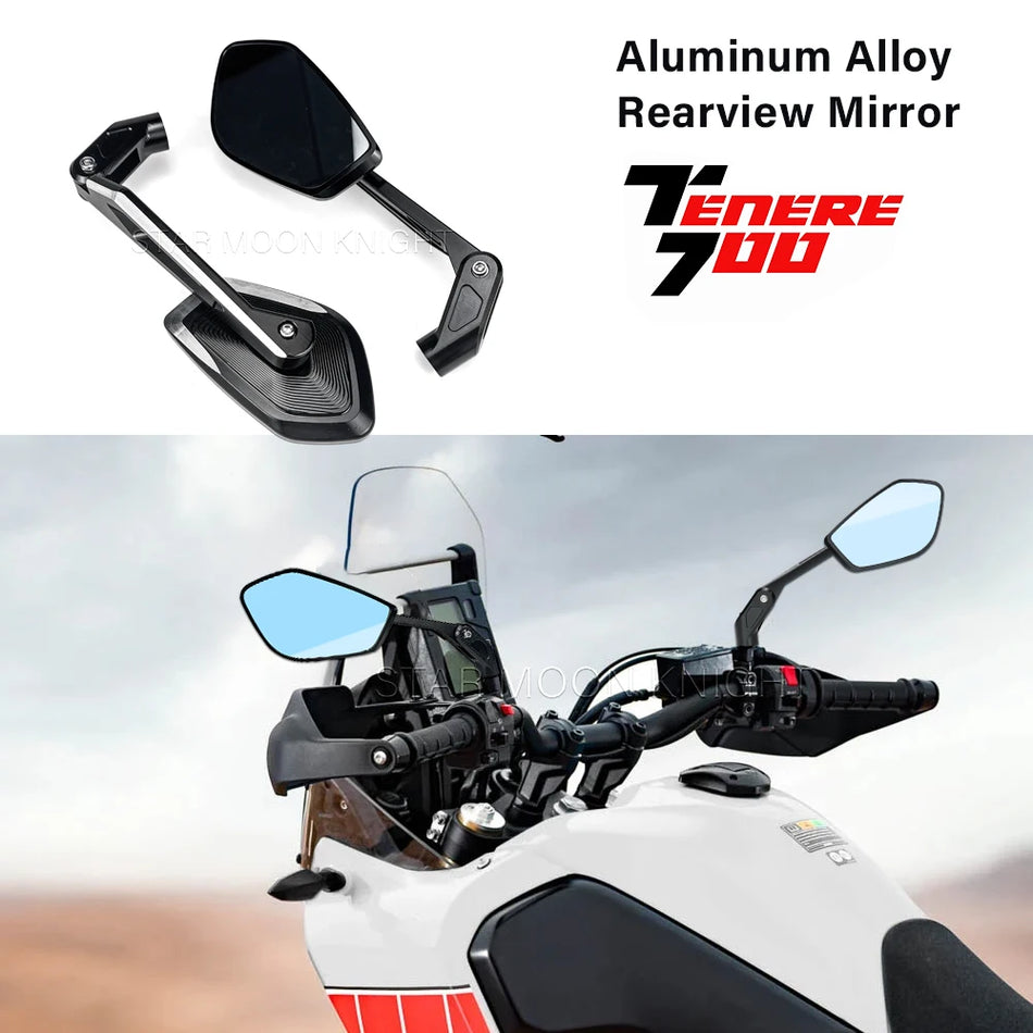 Yamaha Tenere 700 Αντιθαμβωτικός Πλευρικός Καθρέφτης, Αλουμινένιο Αναδιπλούμενο Αξεσουάρ Οπισθοπορείας για 2022