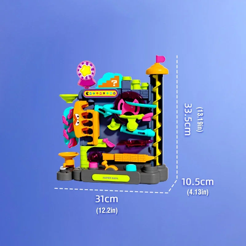 Track Adventure Game Rail Rolling Ball Model &ndash; Interactive Educational Fun for Kids
