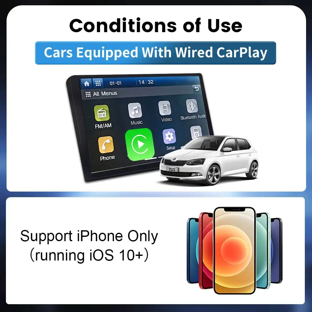 Carlinkit 3.0 Mini CarPlay Wireless Adapter Toyota Camry