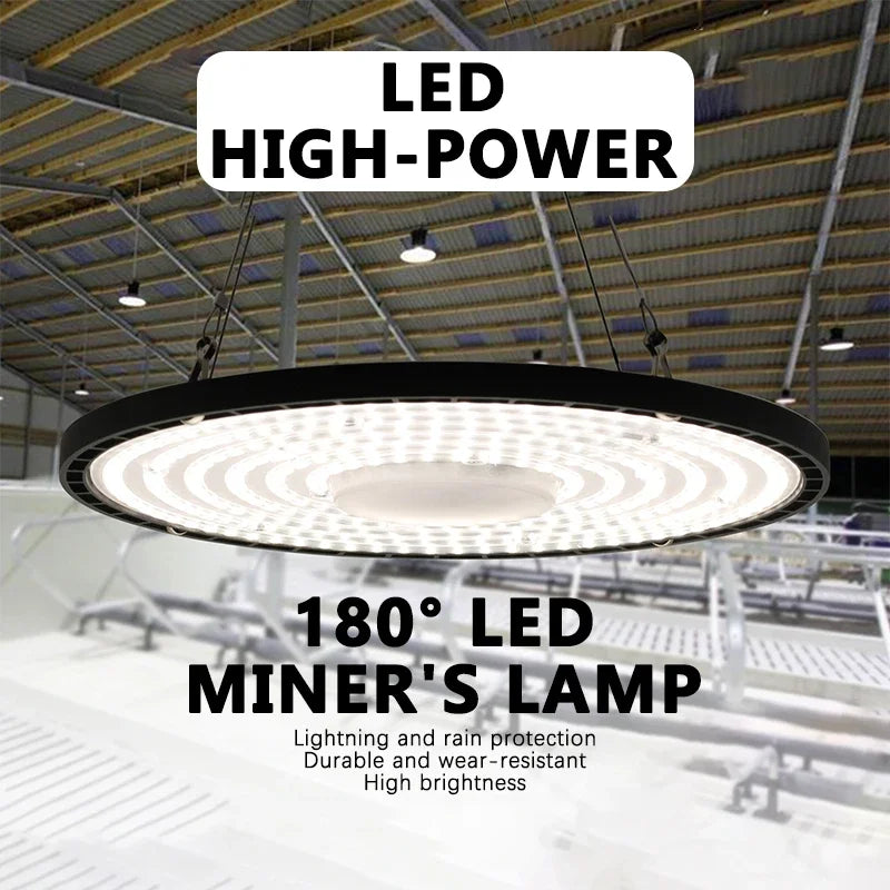 UFO LED 220V High Bay Light 100W-200W - Super Bright