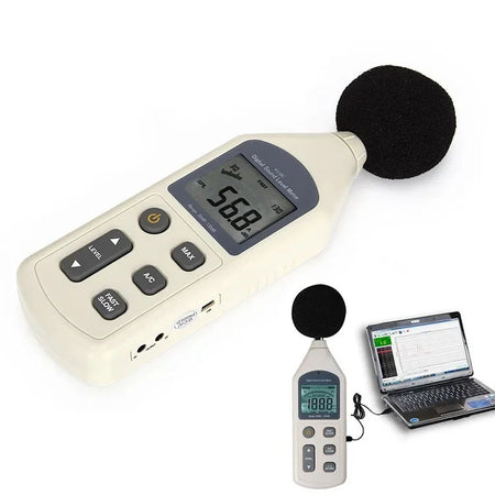 [HY1361 Sound Level Meter] &ndash; Wide 30-130dB Range USB