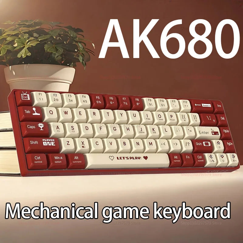 AK680 68-Key Mechanical Keyboard - Hot Swappable RGB