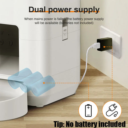 Upgraded Automatic Cat Feeder WiFi Version - App Control