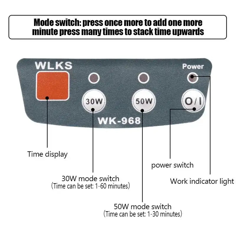 30W Ultrasonic Cleaner Bath For Jewelry Glasses Watches