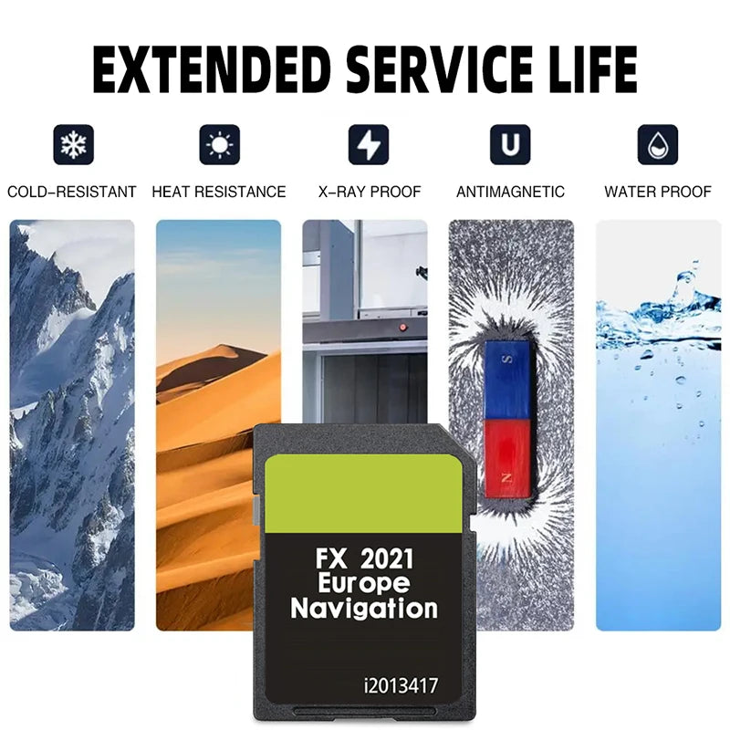 Ford FX 2021 Navigation SD Card Europa - High Speed Read