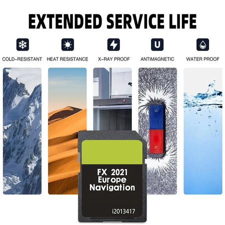 Ford FX 2021 Navigation SD Card Europa - High Speed Read