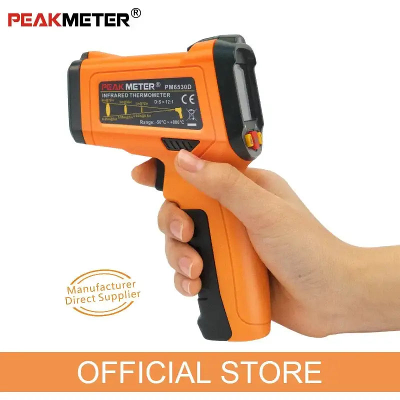 PeakMeter PM6530D Digital Infrared Thermometer Non Contact