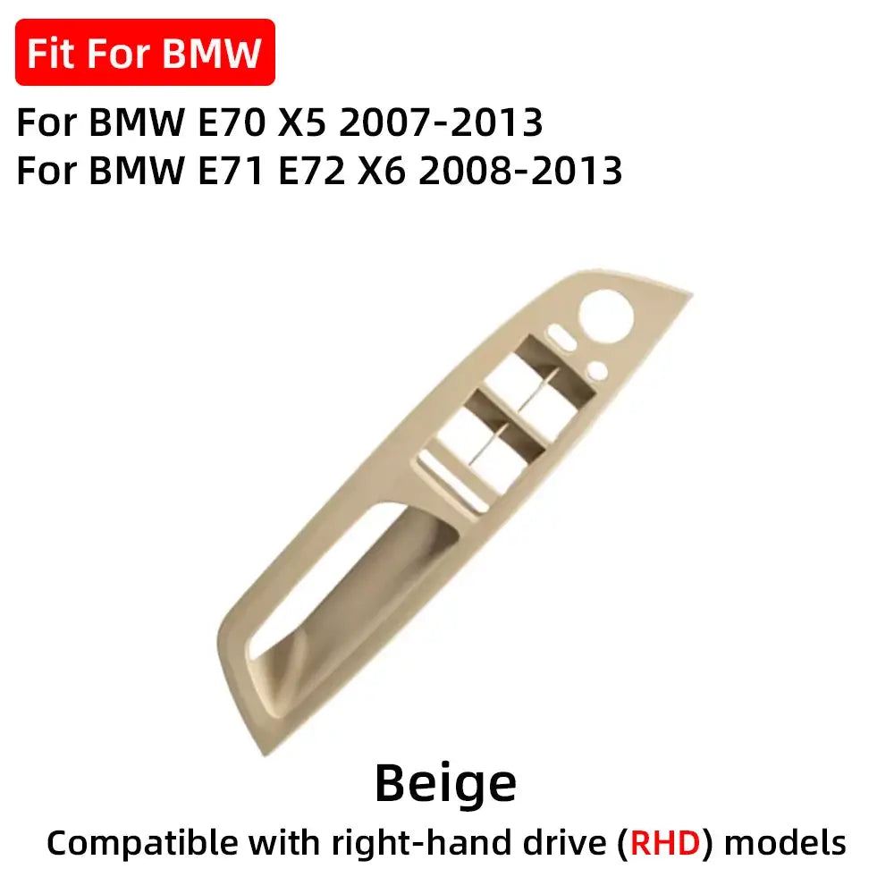 E70 E71 LHD RHD Car Interior Door Pull Handle Inner Armrest Panel Trim Cover Replacement For BMW X5 X6 E70 E71 E72 2007-2013 by InterCyprus Trading Ltd