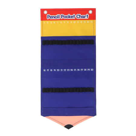 Pencil Pocket Chart Dispenser Organizer &ndash; Wall Mount Ready