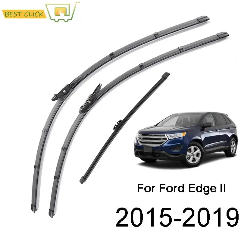 Misima Windshield Windscreen Wiper Blades For Ford Edge MK2 2015 - 2019 Front Rear Window Wiper Set 2016 2017 2018 by InterCyprus Trading Ltd