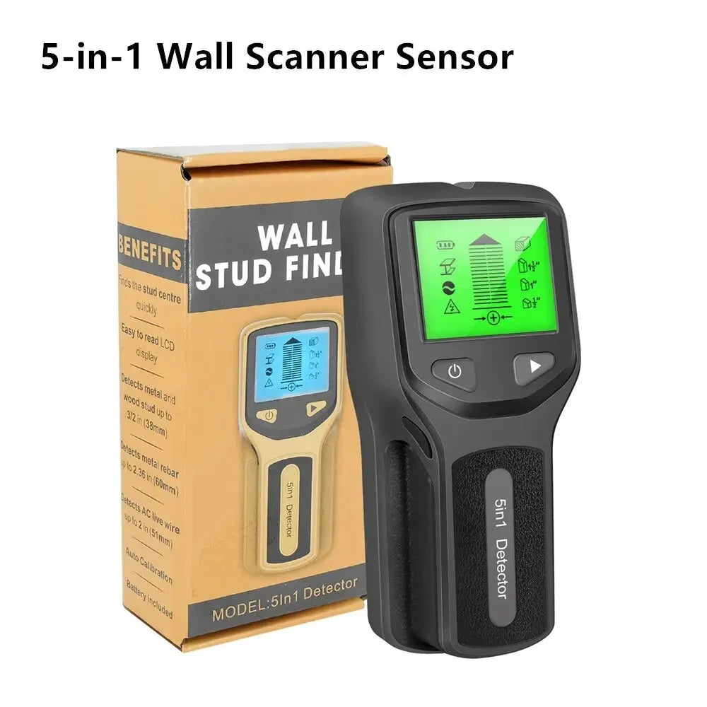 5 In 1 Stud Detector Wall Wood Scanner &ndash; Ultra Fast Scan