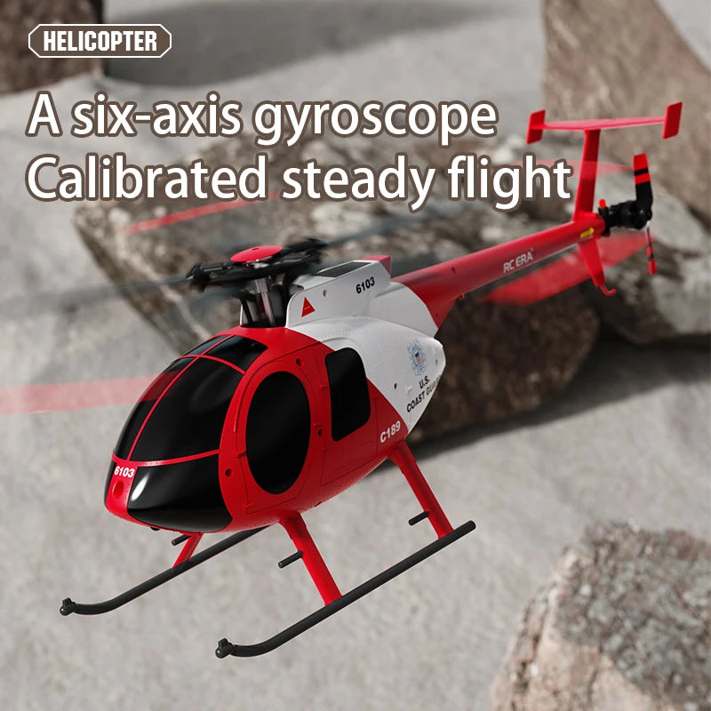 1:28 C189 MD500 RC Helicopter &ndash; One-Click Takeoff Landing