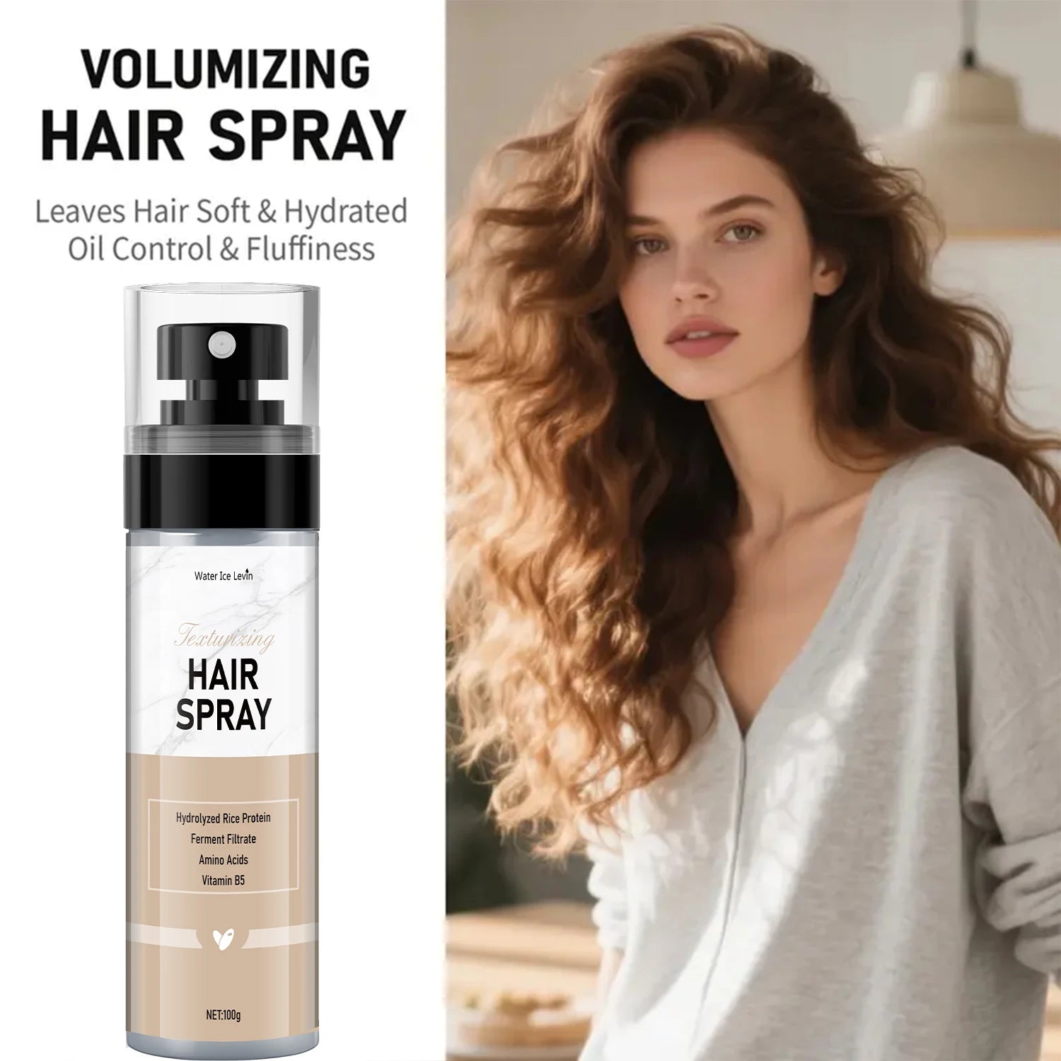Water Ice Levin Mist Hairspray &ndash; Deep Moisturizing Hair Care