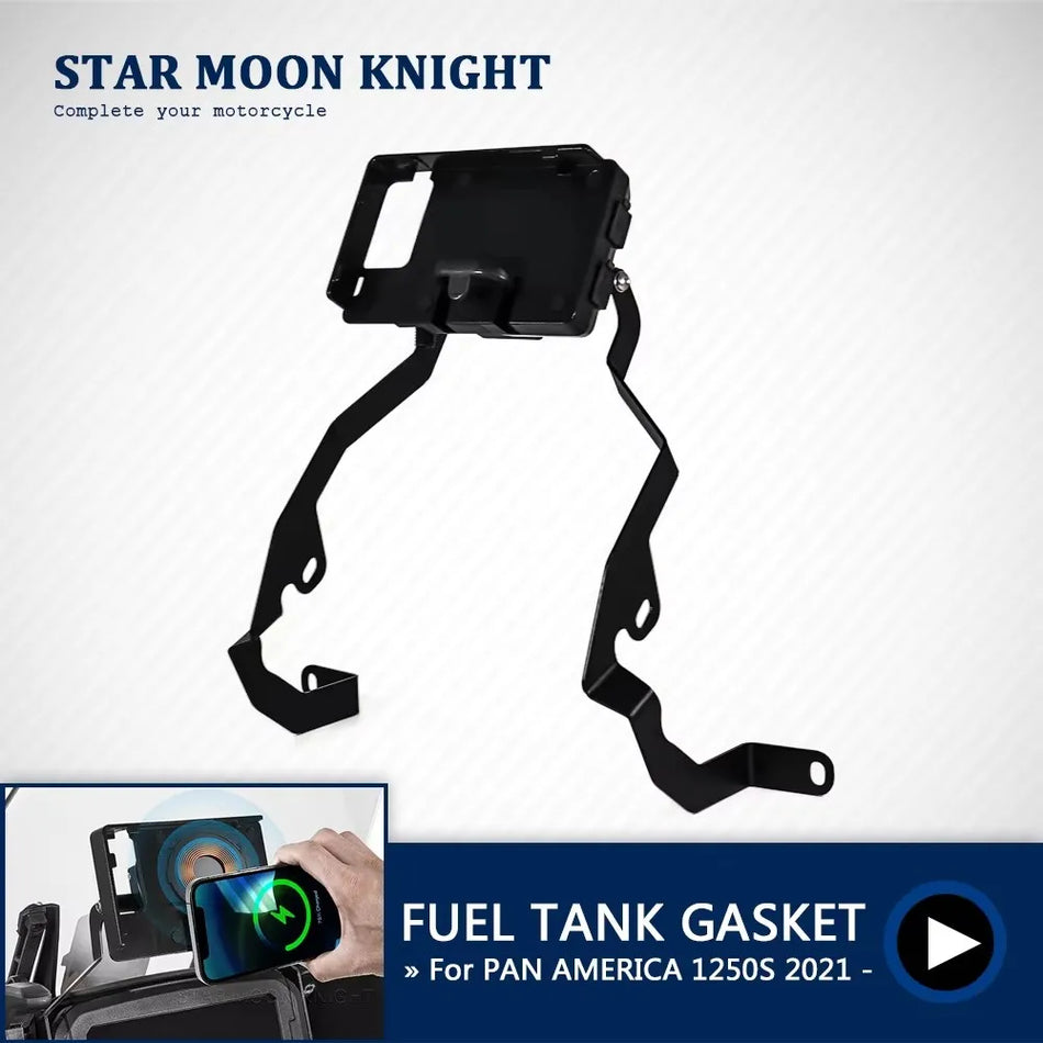 Harley Pan America 1250 motocikla telefona turētājs ar GPS stiprinājumu, bezvadu uzlāde, navigācijas stiprinājums 2021 1250S