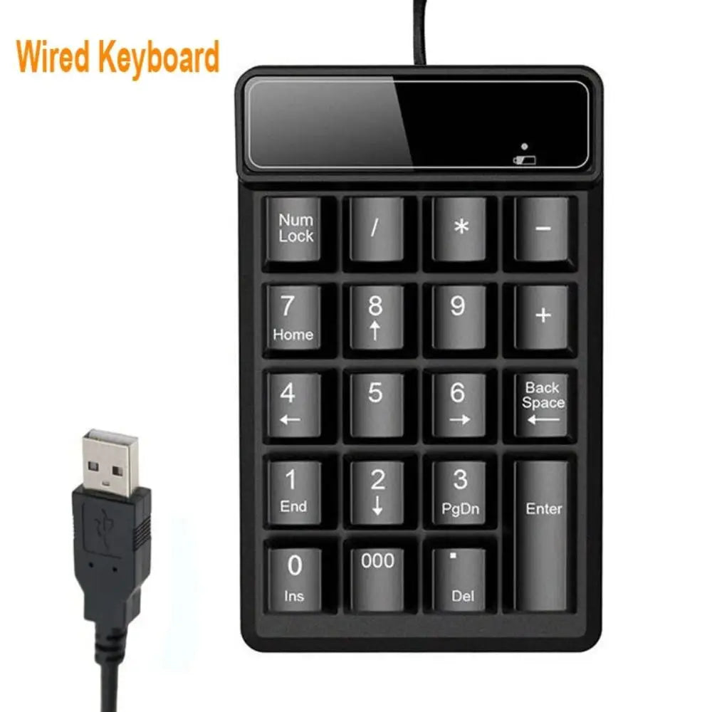 2.4GHz Wireless Numeric Keypad &ndash; Compact 19 Keys USB Ready
