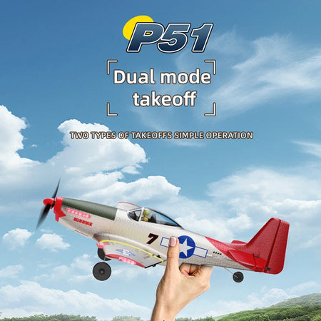 P51 Mustang Fighter 4CH Remote Control Aircraft &ndash; Foam Toy
