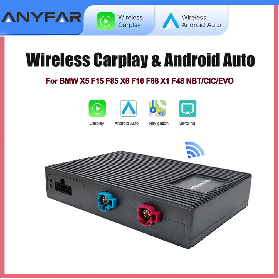 BMW X5 E70, X6 E71 CarPlay Android Auto Retrofit Kit with AirPlay