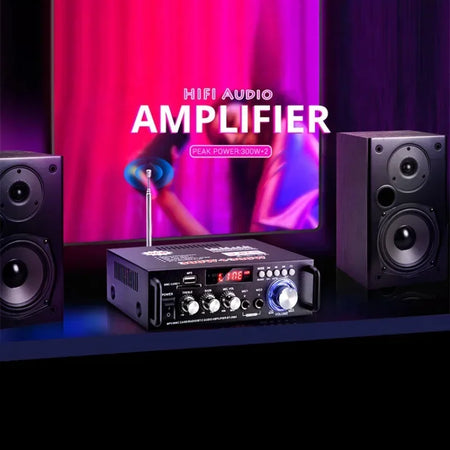 LEEDOAR 300W Digital HIFI Stereo Power Amplifier - Dual Channel Audio Experience