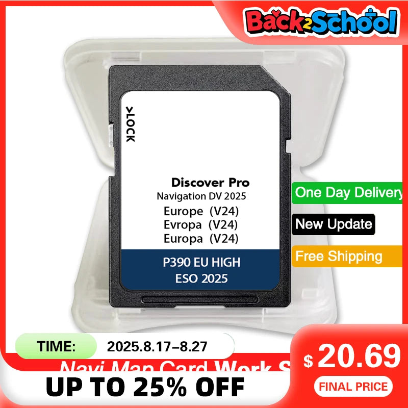 DV V24 Europe Maps SD Card for VW Skoda &ndash; UK Maps 2025 CHINA / DV V24
