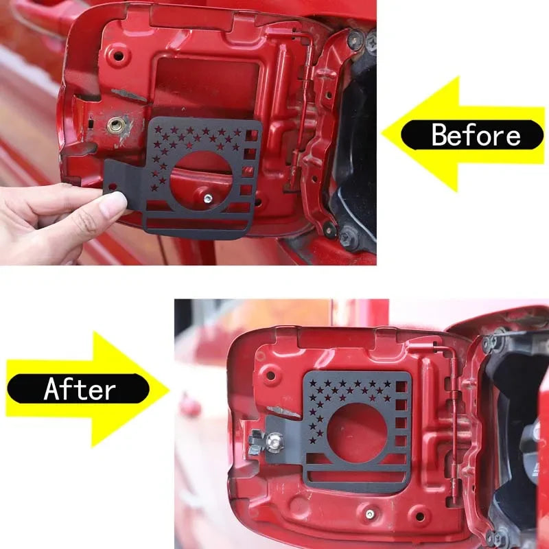 Crni poklopac rezervoara goriva od karbonskog čelika za Tacoma 2016 do 2022